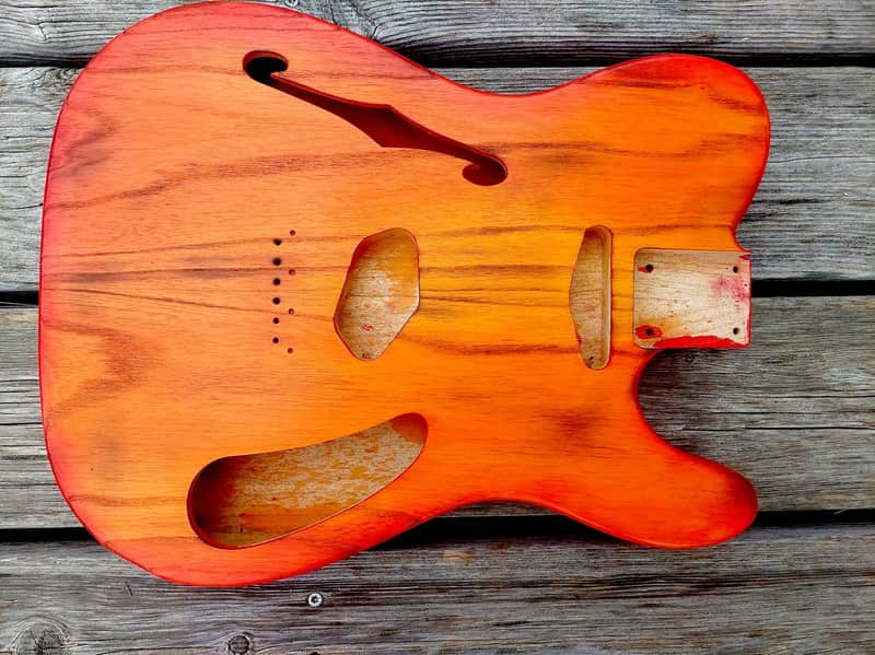 Telecaster Thinline body, swamp ash image 1