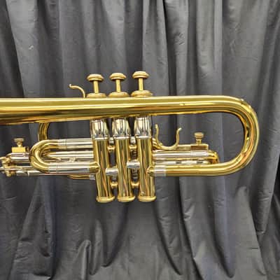 Olds Bb Cornet 1938 - Lacquered Brass w/ Nickel plating w/ original case image 16