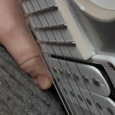 FireFly Brendon Small Snow Horse White Explorer 6 String Electric Guitar image 13
