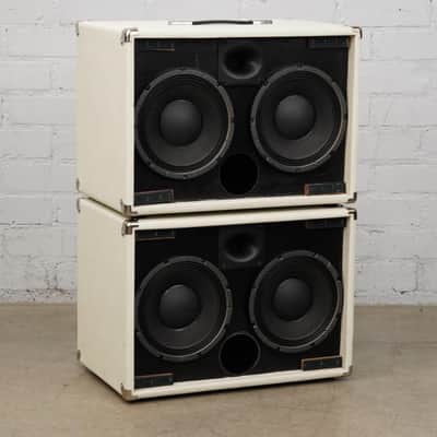 Ashen Bass Exchange 2x10 8ohm Bass Speaker Cabinet Cream Fender Bassman #53711 image 24