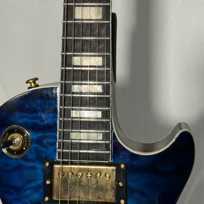 Custom Built Les Paul type 2025 2025 - Blue Burst Nitro image 10