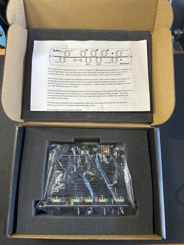 Synergy Synergy Diezel Herbert Dual-Channel Tube Preamp Module 20 - Black image 1