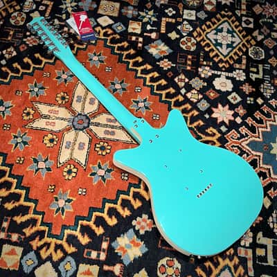Danelectro '59 Double-Cut 12-String Guitar, Dark Aqua--The Classic JP-Style Dano with 12! image 5
