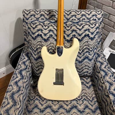 1983 Squier ST-72 JV Stratocaster Olympic White image 5
