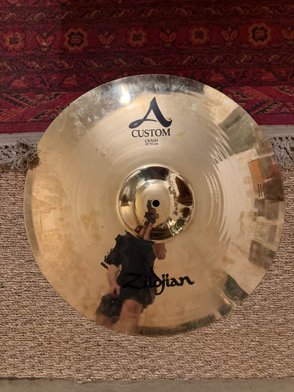 Zildjian 20" A Custom Crash Cymbal 2004 - Present - Brilliant image 1