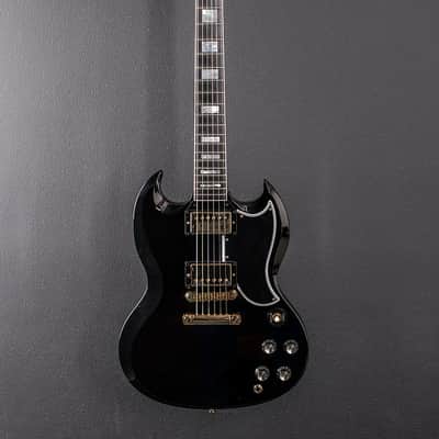 Gibson Custom Shop SG Custom 2-Pickup w/Ebony Fingerboard Gloss – Ebony image 3
