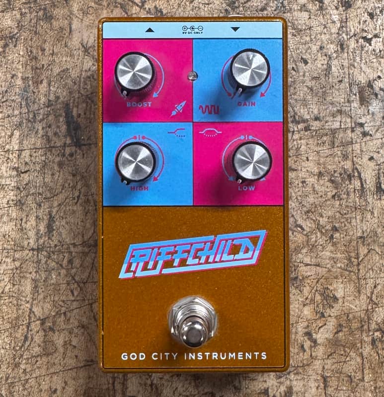 GodCity Instruments (GCI) Riffchild overdrive/boost pedal image 1