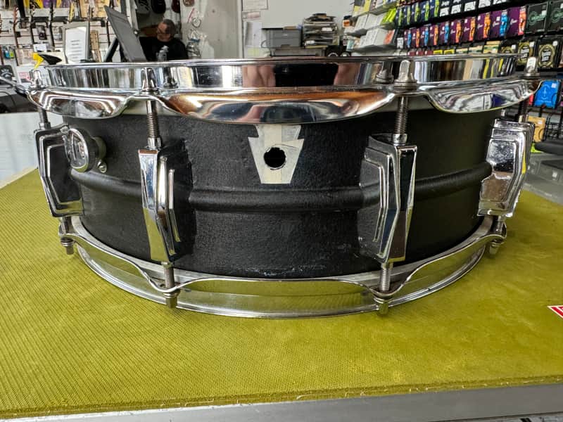 Ludwig No. 400 Supraphonic 5x14" 10-Lug Aluminum Snare Drum with Keystone Badge image 1