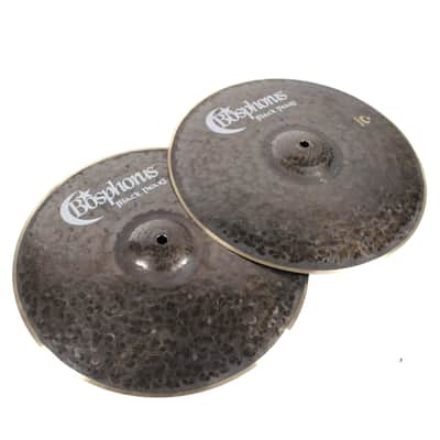 Bosphorus 14" Black Pearl Series Hi-Hat Cymbals (Pair) image 1