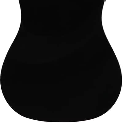 Fender CD-60SCE Solid Top Dreadnought Acoustic-Electric Guitar - Black w/ Hard Case image 3