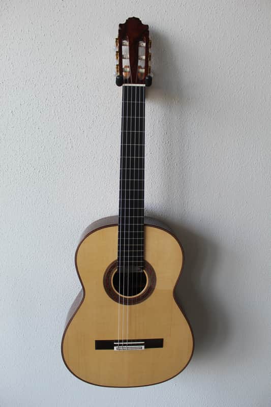 Brand New Francisco Navarro Reyes Model Special Grand Concert Flamenco Negra Guitar - Rare CSA Wood image 1