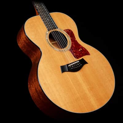 Taylor 555 12 String Acoustic Jumbo Guitar Natural image 14