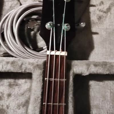 Beautiful 1971 Excellent Condition Gibson Custom SB-400 Bass Cherry Alder w/ Hard Shell Case & accessories image 10