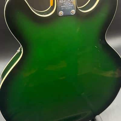 Aria Diamond 1242 Hollowbody 1970's - Green MIJ image 9