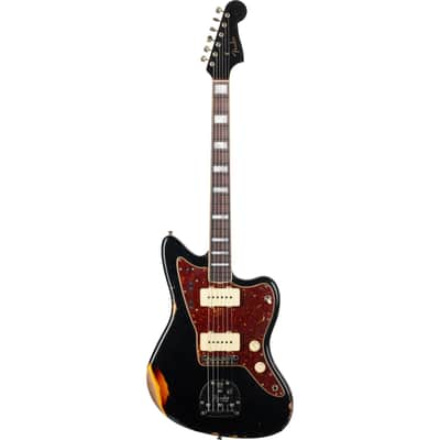Fender Custom Shop 62 Jazzmaster Relic PHC - Black Over 3-Color Sunburst image 2