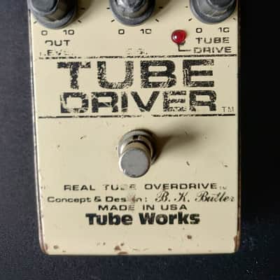 Tube Works 910 Tube Driver (3-Knob) 1993 - 1998 - Cream image 1