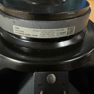 Eminence  YS# 7406WEB 10" 16R 150WPGM SPEAKER image 1