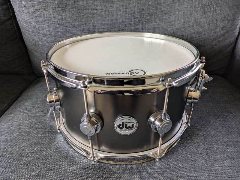 DW Drums Collector's Series 7x13" brass snare - Satin black