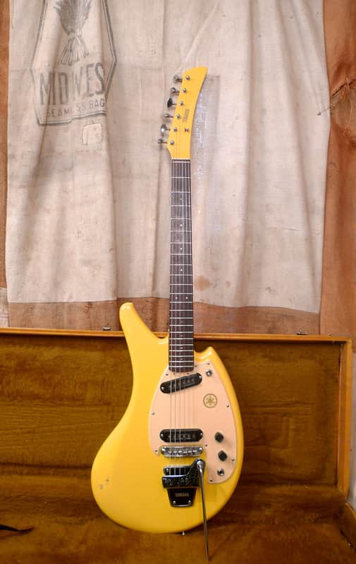 Yamaha SG2C Flying Banana 1960's Yellow | Reverb