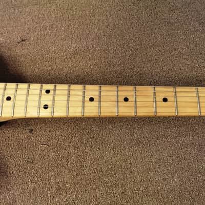 80’s Cimar/Ibanez V Shape Electric Guitar, Blue, Humbuckers, Maple, Your First? image 7
