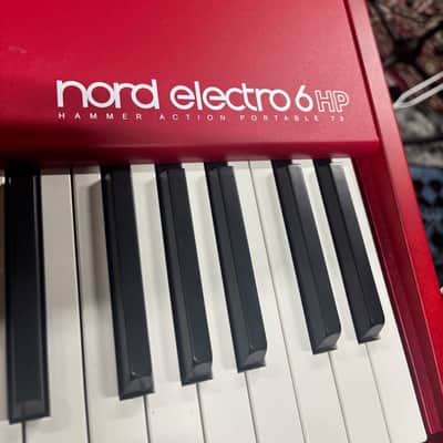 Nord Electro 6 HP73 Hammer Action 73-Key Digital Piano 2018 - 2022 - Red image 3