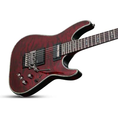 Schecter Hellraiser C-1 FR S Guitar - Black Cherry image 5