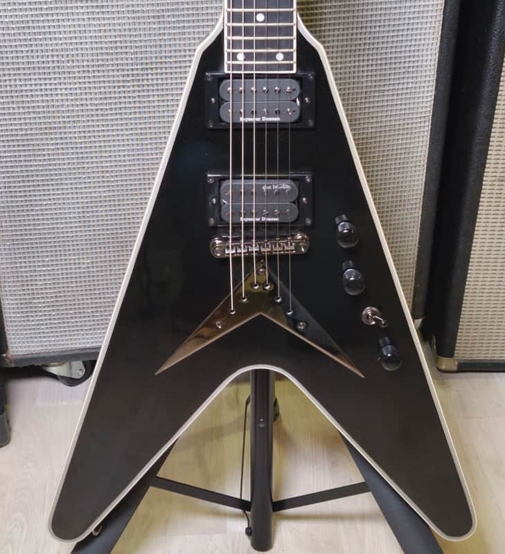 Epiphone Dave Mustaine Signature Flying V Custom 2025 Black Metallic image 1