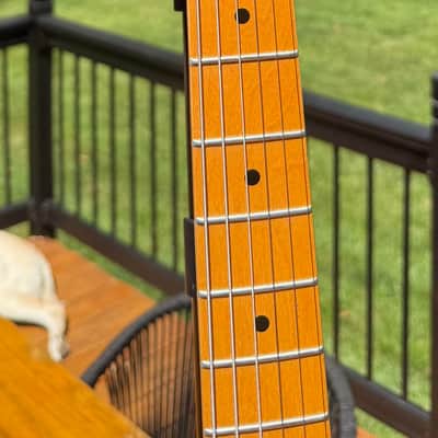 2015 Fender Jimi Hendrix Artist Series Stratocaster – Black/Maple – Upgraded Seymour Duncan Loaded Pickguard image 5