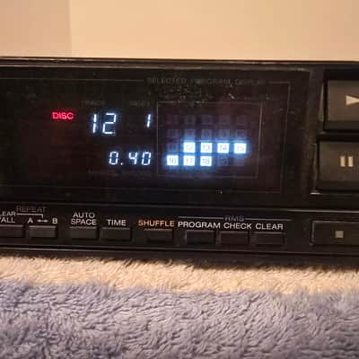 Sony CDP-50 single CD player from 1986! August 1986 - Black image 5