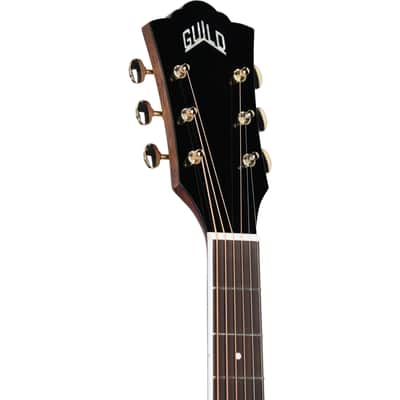 Guild F-250E Deluxe Jumbo Acoustic-Electric Guitar, Blonde image 4