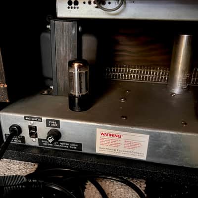 Sunn Solarus 60-Watt Guitar Amp Head (1968-69) and 1x15" cabinet image 11