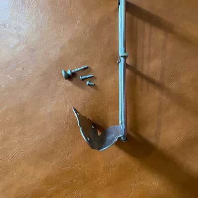 Vintage 1950s/1960s Hofner Tailpiece - Original Made in Germany - Nickel/Chrome image 5