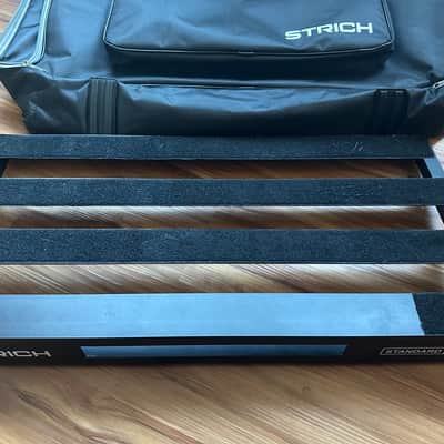 Ultra light and large Strich Standard 25 Pedalboard with gig bag 2024 - Black image 1