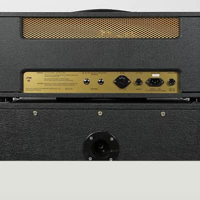 Marshall JTM 45 MKII reissue head and 2×12 cab 1989 Black image 6