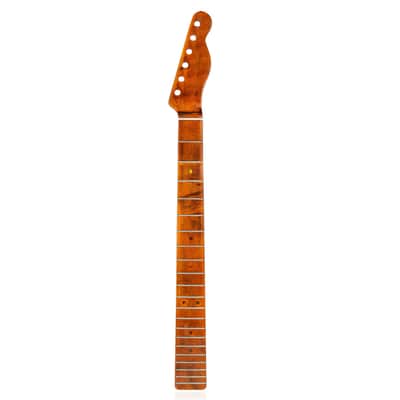 Stained Gloss Guitar Neck for TL Tele, 21 Frets, Canadian Maple with Centerline image 10