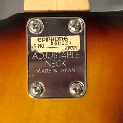 Exceptionally Clean Vintage Epiphone ET-275 MIJ Matsumoku 1970–1972 Sunburst w/ Original Case – Professionally Set Up image 4