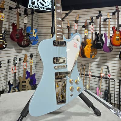 Epiphone 1963 Firebird V - Frost Blue w/ OHSC & PLEK*D #644 image 3
