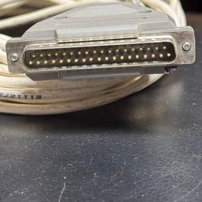 Unknown DB37 to XLR Tascam? Male & Female In / Out Rare Cable Snake Connector 1970's 1980's - Grey & White image 5