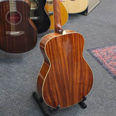 Yamaha FS820 Solid Spruce Top Concert Acoustic Guitar 2010s - Natural image 4