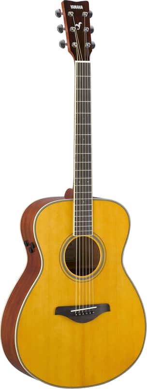 Yamaha FS-TA TransAcoustic Folk Ac/El Cutaway Vintage Tint image 1