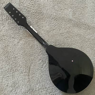 Black 8 String Mandolin Project, Spruce Top, Mahogany Body, Rosewood Fingerboard image 2