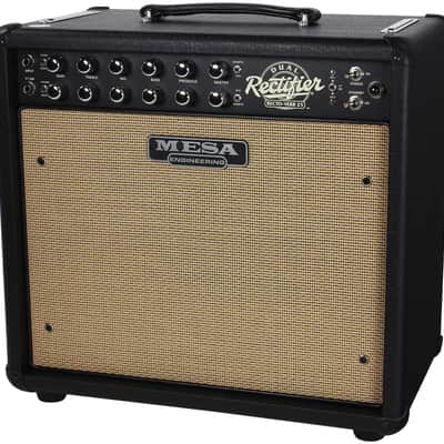 Mesa Boogie Rectoverb 25 1x12 Combo Amp, Black, Tan image 1