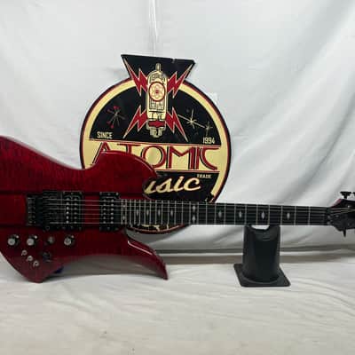 B.C. Rich Mockingbird ST Electric Guitar - Transparent Red image 1