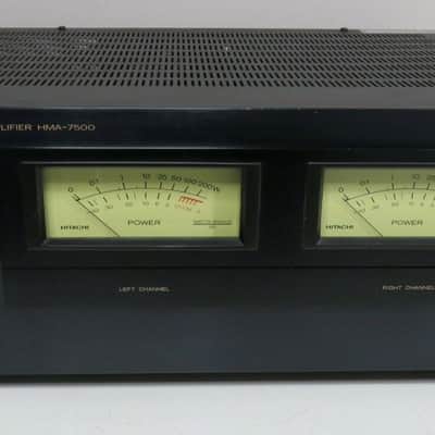 HITACHI HMA-7500 STEREO POWER AMPLIFIER FULLY RECAPPED + LED's PRO SERVICED image 4