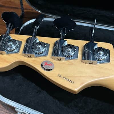 Fender American Standard Jazz Bass 1996 - Black 50th Anniversary image 11