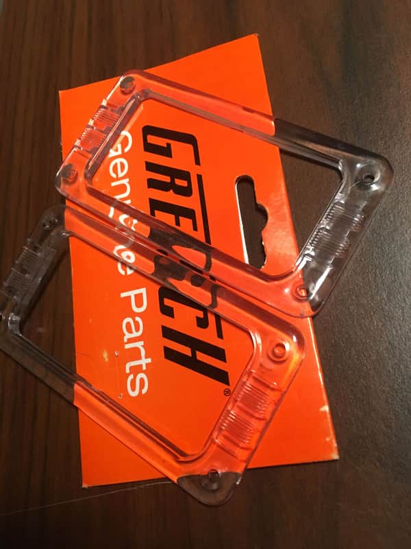 2 Gretsch Clear Pickup Surround Ring Bezel for Filtertron Hilotron Pickups image 1