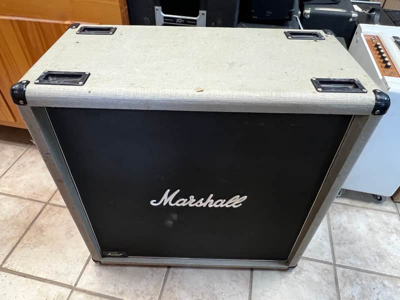 1987 Marshall 25/50 2551B Silver Jubilee 4x12 Straight Speaker Cabinet image 1