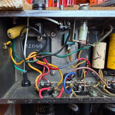 1959 Fender Vibrolux 5F11 Tweed – Original Iron, Astron Signal Caps image 7
