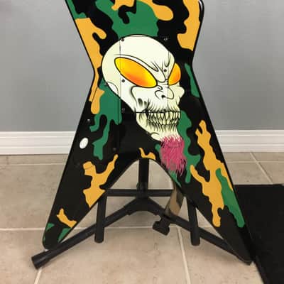 Washburn 333 Trendkill Dimebag Darrell Signature 1990's Camo Alien
