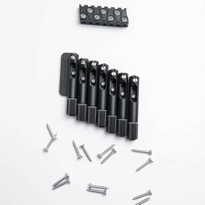 Strandberg EGS Rev7 MonoRail Bridge Tuner Assemblies - Black | Boden NX 7 String | image 1